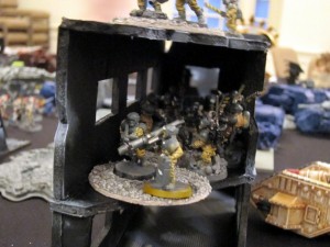 Kiril's Guardsmen look for any shelter they can get!