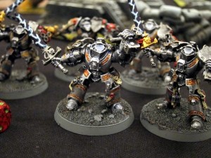 Some of Lorenzo's many Grey Knight Terminators