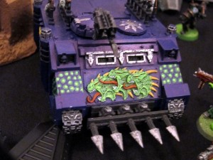 One of Tom's Rhinos, filled with Plague Marines in this case!