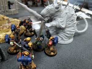 Papa Nurgle sends his love to the Kingbreakers!  Steve's incredible Greater Demon.