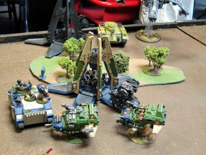 Kingbreakers sweep onto one of the objectives.