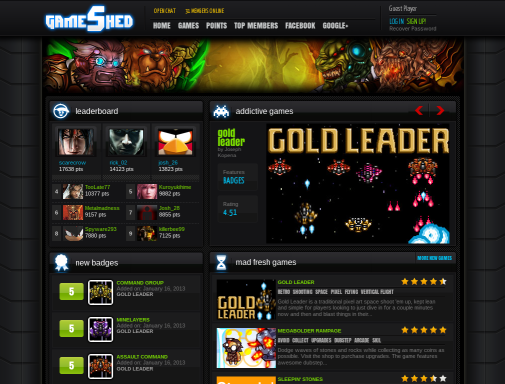 Gold Leader on GameShed
